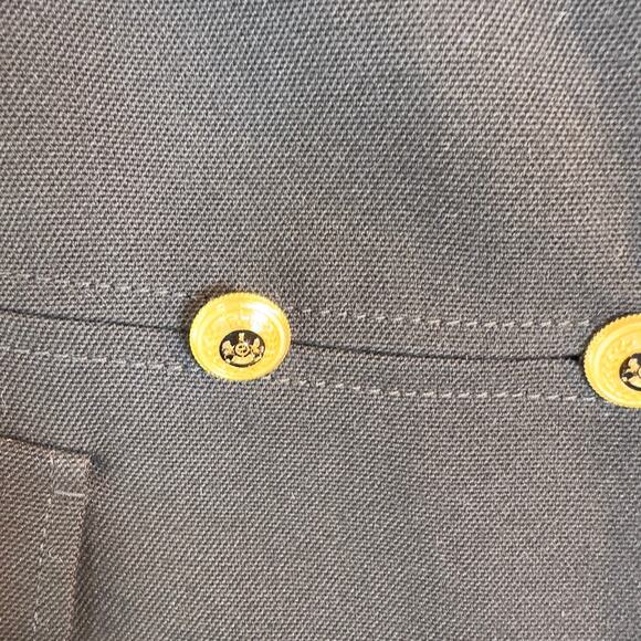 Zara Woman Black Military Blazer Dress | Double Breasted Gold Button | Size S - Picture 8 of 11